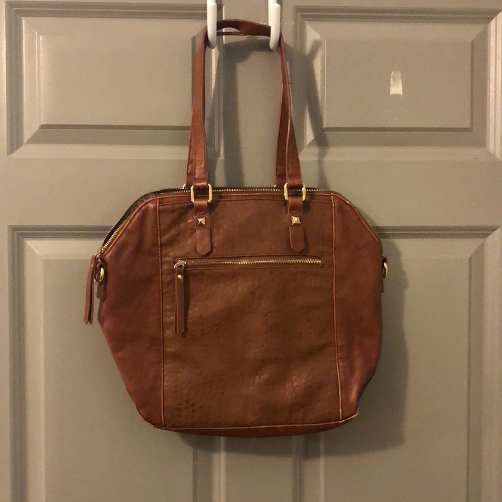 Brown Leather Large Purse